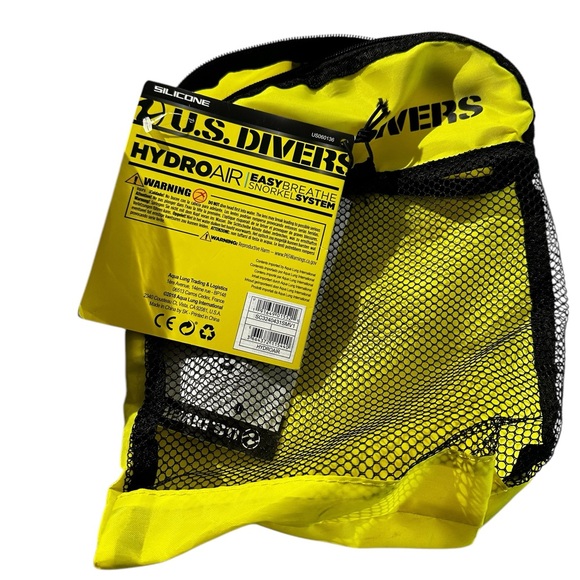 NEW U.S DIVERS ADULT EASY BREATHE SNORKEL SYSTEM MASK SZ S/M - Picture 3 of 13